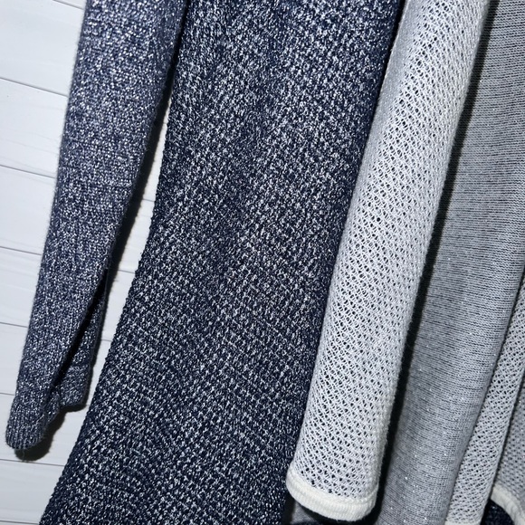 Lane Bryant Shimmer Navy Blue Cardigan - Picture 3 of 6